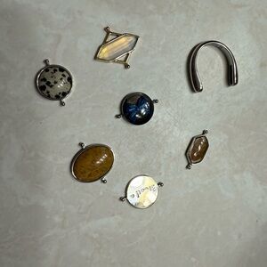 ConqueRING Interchangeable Willow Ring Base (size 8) and 6 Elements